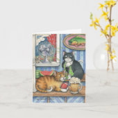 B及びT #18の父の日のノート カード (黄色い花)