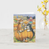 B及びT #22ハロウィンのノート カード (黄色い花)