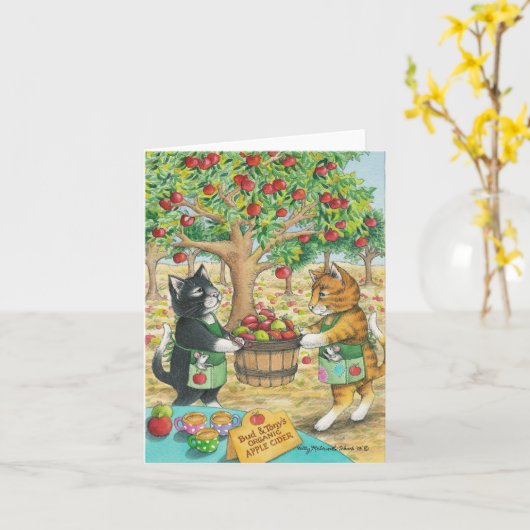 B及びT #32 Notecard カード (黄色い花)