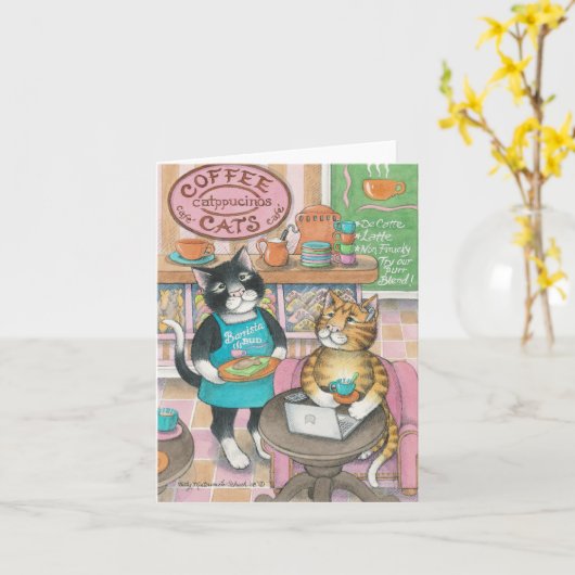 B及びT #40 Notecard カード (黄色い花)