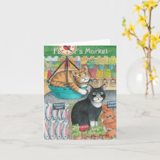 B及びT #42 Notecard カード (黄色い花)