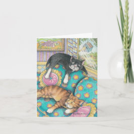 B及びT #5の誕生日のノート カード