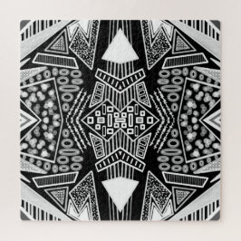 B及びW滑走路ファッションパターン ジグソーパズル