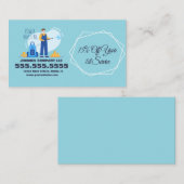 B型洗圧式洗力会社 名刺 (正面/裏面)