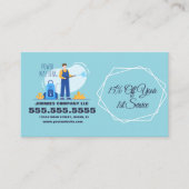 B型洗圧式洗力会社 名刺 (正面)