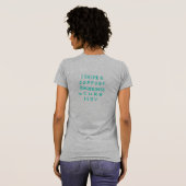 B型肝炎(HBV)玉認識度リボンシャツ Tシャツ (裏面フル)