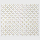 B文字モノグラムパーソナライズされたラッピング紙 ラッピングペーパー (フラット)