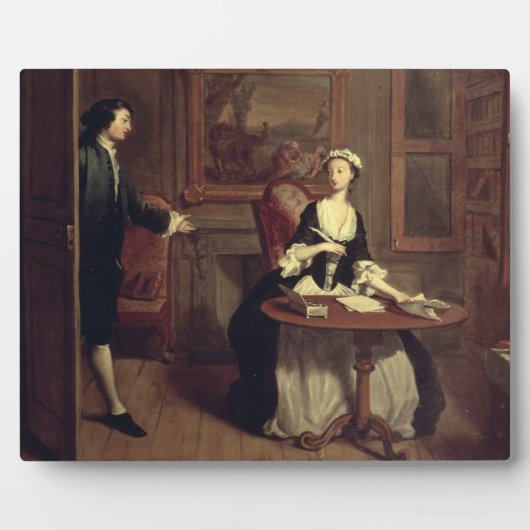 B氏はパメラのイラストレーション書をRicから見つける フォトプラーク (正面)