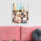 B波止場、Put in Bay キャンバスプリント (インサイチュ (リビング))