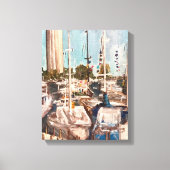 B波止場、Put in Bay キャンバスプリント (正面)