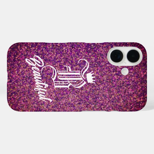 B美しいピンクのiPhoneケース Case-Mate iPhoneケース (裏面 (横))