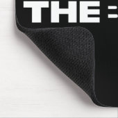 "B鋳造物"の黒のmousepad マウスパッド (コーナー)