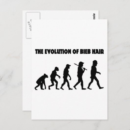 B髪の進化 ポストカード (正面/裏面)