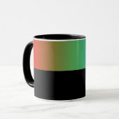 B02 - Tasse mit RGB Rot Grün Blau Farbverlauf マグカップ (正面左)