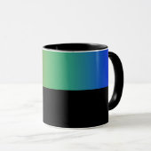 B02 - Tasse mit RGB Rot Grün Blau Farbverlauf マグカップ (正面右)