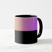 B04 - Tasse mit Gelb Violett Farbverlauf マグカップ (正面右)