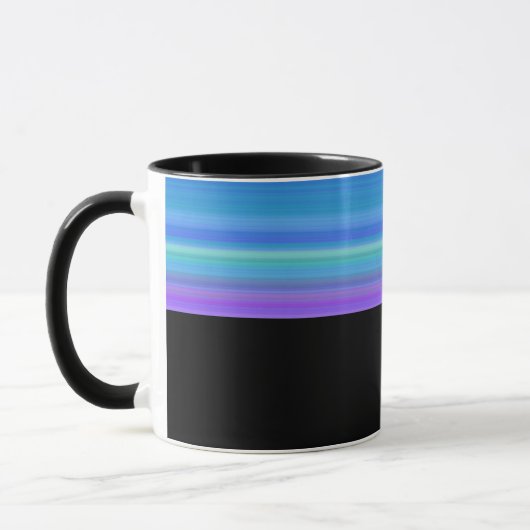 B10 - Tasse mit Violett Blau Farbverlauf マグカップ (左)