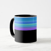 B10 - Tasse mit Violett Blau Farbverlauf マグカップ (正面左)