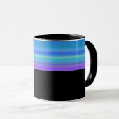 B10 - Tasse mit Violett Blau Farbverlauf マグカップ (正面右)