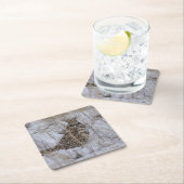 B11短耳フクロウ スクエアペーパーコースター (インサイチュ)