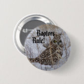 B11短耳フクロウ 缶バッジ (正面&裏面)