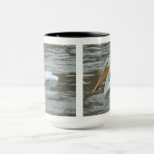 B14ホワイトペリカンオンマディ川 マグカップ (中央)