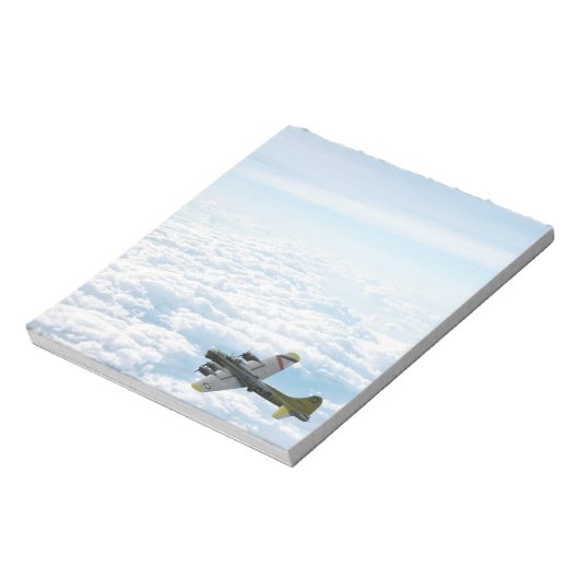 B17要塞飛んでいる第二次世界大戦の爆撃機 ノートパッド (回転)