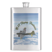B17要塞飛んでいる第二次世界大戦の爆撃機 フラスク (正面)