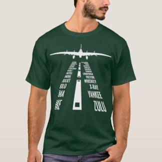 B17飛んでいる要塞飛んでいるパイロット着陸音  Tシャツ