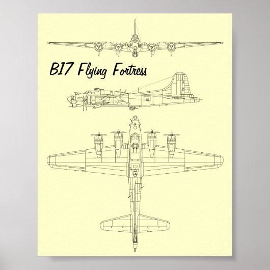 B17飛んでいる要塞 ポスター (正面)