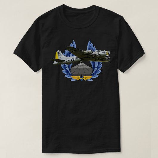 B17飛んでいる要塞 Tシャツ (デザイン正面)