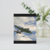 B17、ベリービュー。(飛行機;b17_WWII飛行機 ポストカード (スタンド正面)