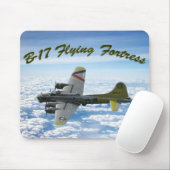 B17 Flying Fortress WWII Bomber Airplane マウスパッド (マウス)