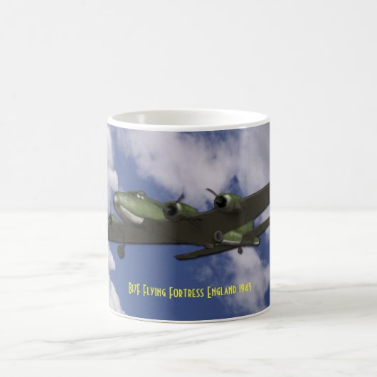 B17F要飛んでいる塞 コーヒーマグカップ (中央)
