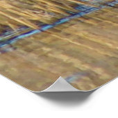 B19 Juvenile Great Blue Heron ポスター (角)