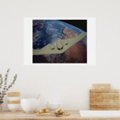 B2と地球 ポスター (キッチン)