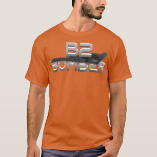 B2ステルスボマー飛行機パイロットギフト Tシャツ