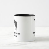 B2ステルス爆撃機軍隊機 マグカップ (中央)