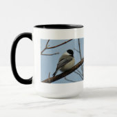 B21ブラックキャッピング《鳥》アメリカゴガラ マグカップ (左)