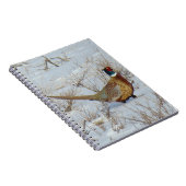 B22リングや輪の首のキジ ノートブック (右側)