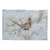 B22リングや輪の首のキジ 枕カバー (裏面)