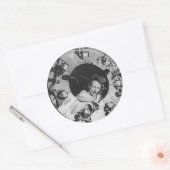 B24モーターガール整備士 ラウンドシール (封筒)