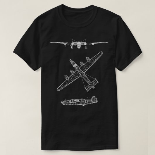B24リベレーター1 Tシャツ (デザイン正面)