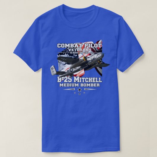 B25ミッチェル中爆撃機 Tシャツ (デザイン正面)