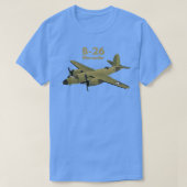 B26マローダー第2次世界大戦中爆撃機 Tシャツ (デザイン正面)