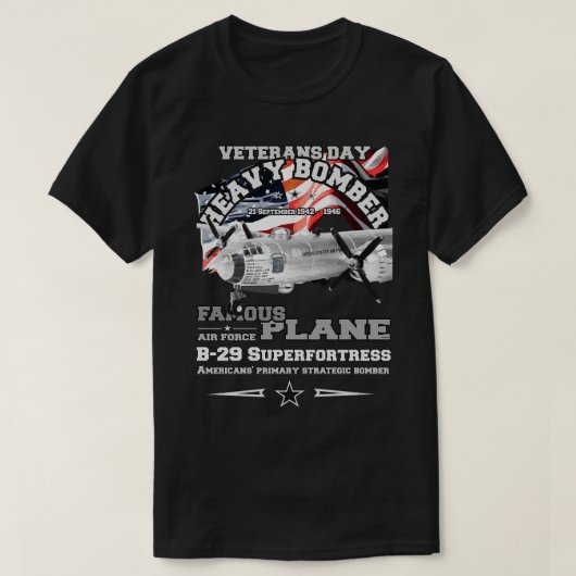 B29スーパーフォートヘビーボマー Tシャツ (デザイン正面)