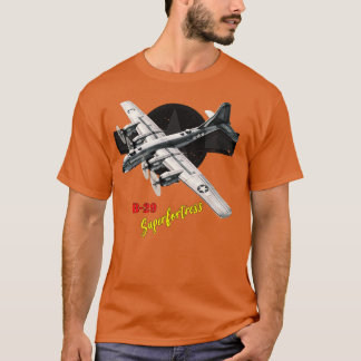 B29超要塞第2次世界大戦爆撃機 Tシャツ