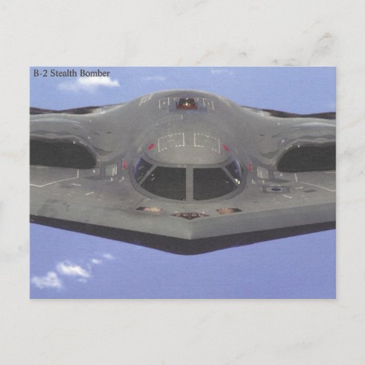 B2 ステルス爆撃機 ポストカード (正面)