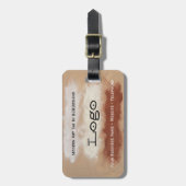 B2BDesignsによるモダンArtロゴラベル ラゲッジタグ (正面縦)