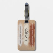 B2BDesignsによるモダンArtロゴラベル ラゲッジタグ (裏面縦)